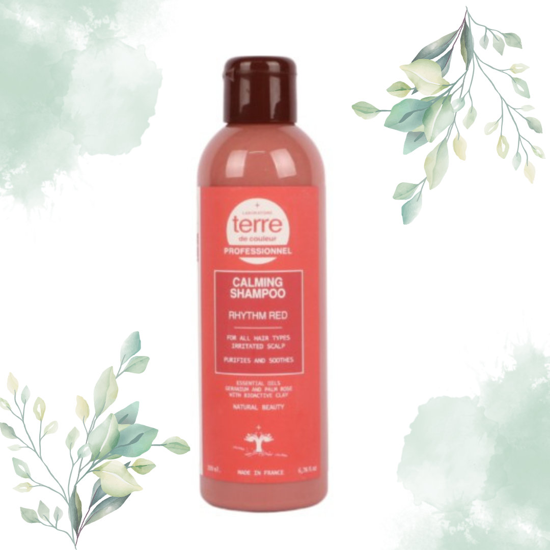 Terre de Couleur Calming Shampoo Rood – verzachtende shampoo voor gevoelig haar & hoofdhuid TDC