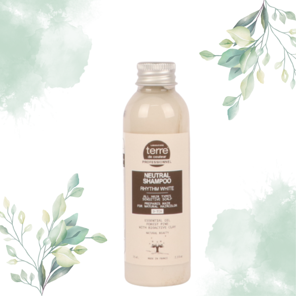 Terre de Couleur Purifying Shampoo Wit travel size 75 ml.