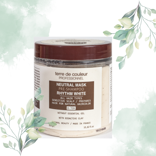 Terre de Couleur Masker Neutre – Wit kalmerend masker voor gevoelige hoofdhuid