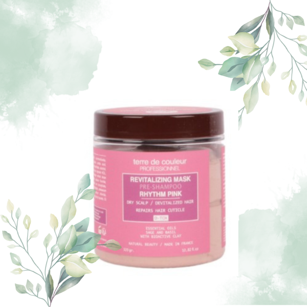 Terre de Couleur Revitalizing Rythm Roze Masker Pink voor de droge hoofdhuid & haar