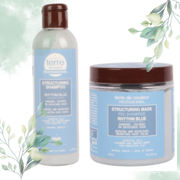 Terre de Couleur Structuring Detox blauwe set