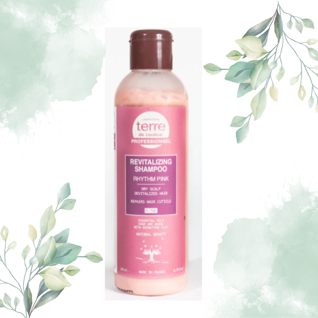 Terre de Couleur Revitalizing Roze Shampoo TDC Pink voor de droge hoofdhuid en droog haar