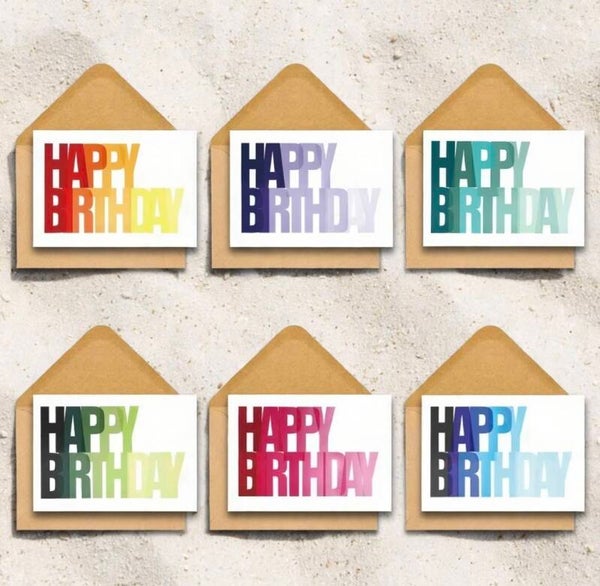 The little Cards - Happy Bday Letters