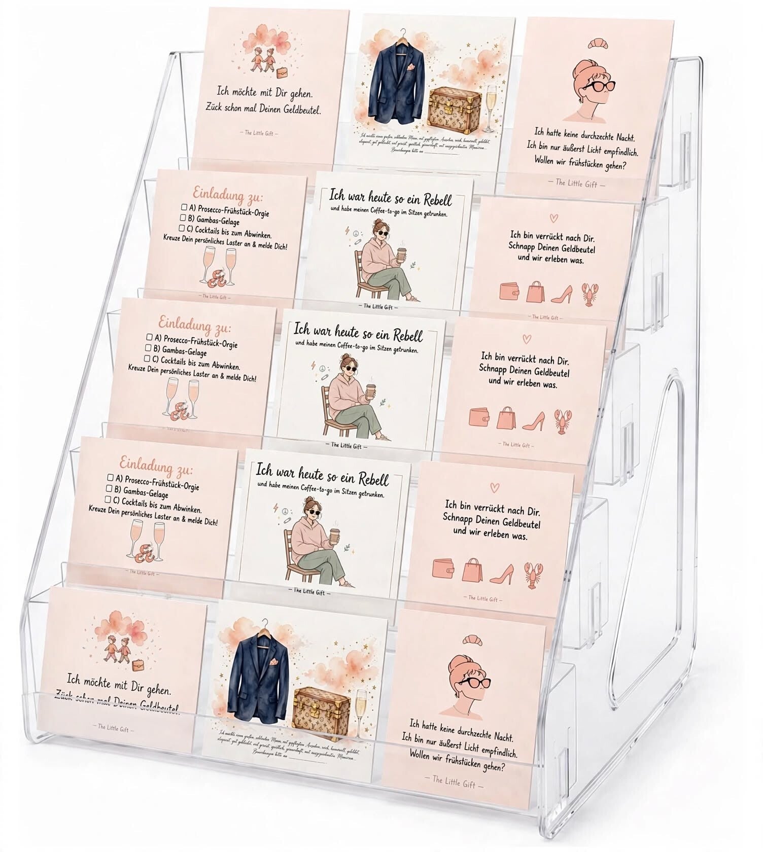 The litle Cards - Sprüche im Ständer