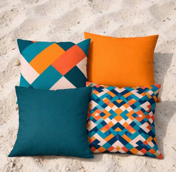 The little Kit - Colorful Pattern Pillows