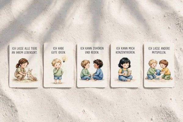 The little Gift - Kinder Erziehungskarten
