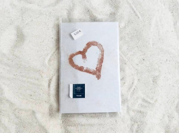 The little Card - Herzglitter