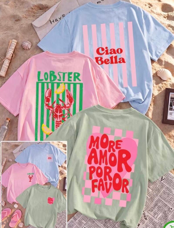 The little Textiles - More Amore Happy Shirts