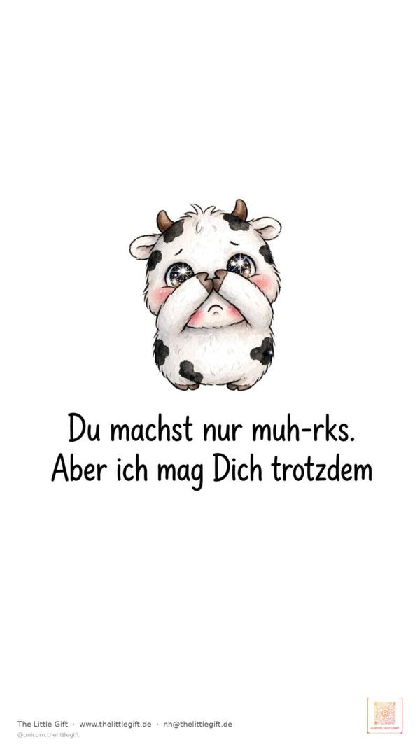 The little Card - Die kleine Kuh 9