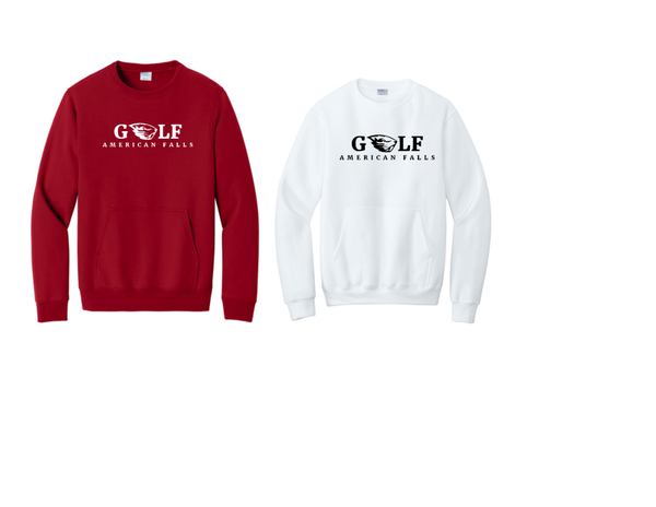 Port & Co™ Core Fleece Crewneck Pocket Sweatshirt
