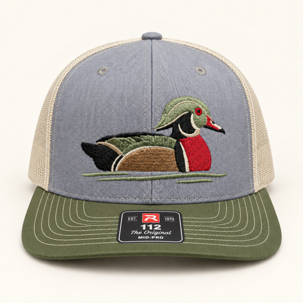 Wood Duck Richardson 112 Trucker Hat