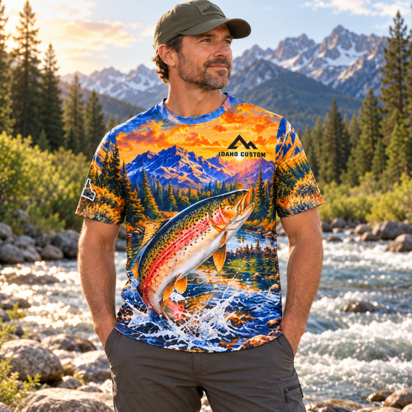 River Run Trout Performance Tee