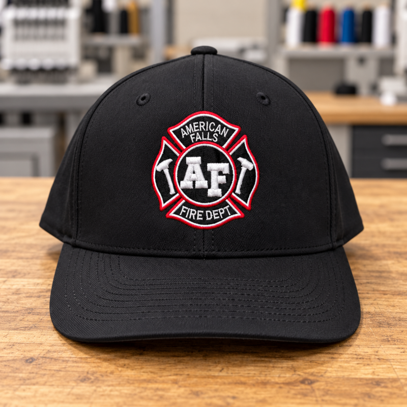 American Falls Fire Department — custom embroidered hat