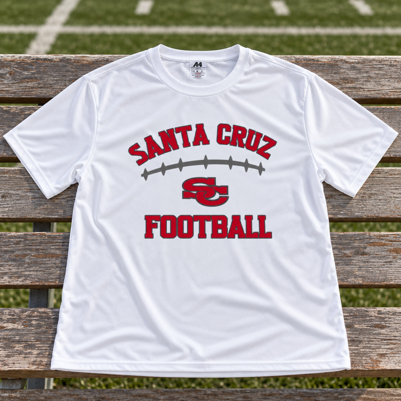 Santa Cruz Football — custom sublimated team shirt