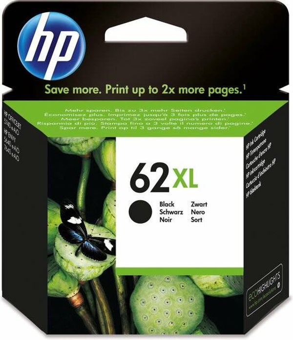 HP 62XL - Inktcartridge / Zwart