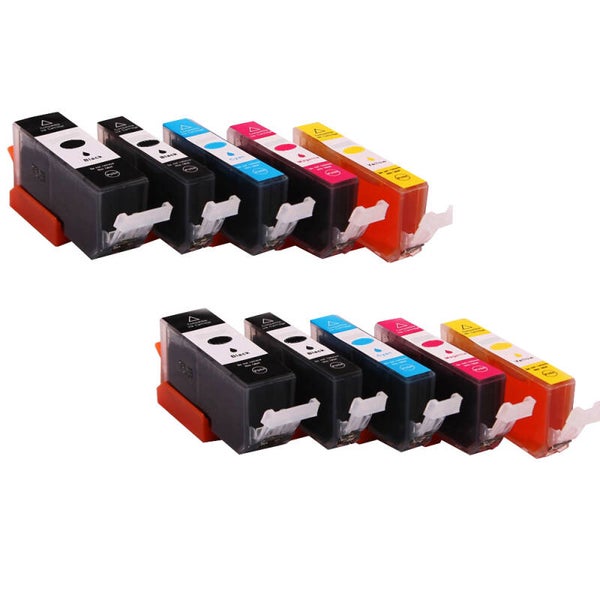 Set 10x alternatief inkt cartridge voor Canon  PGI-520 & CLI-521