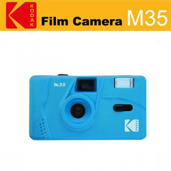 Kodak M35 Film Camera met flitser Blue