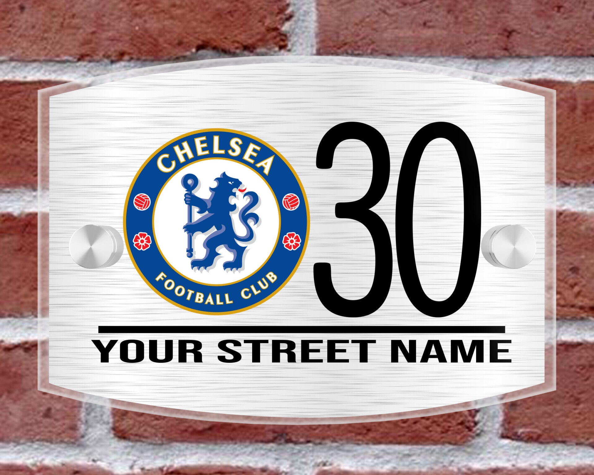 Chelsea Acrylic House Sign