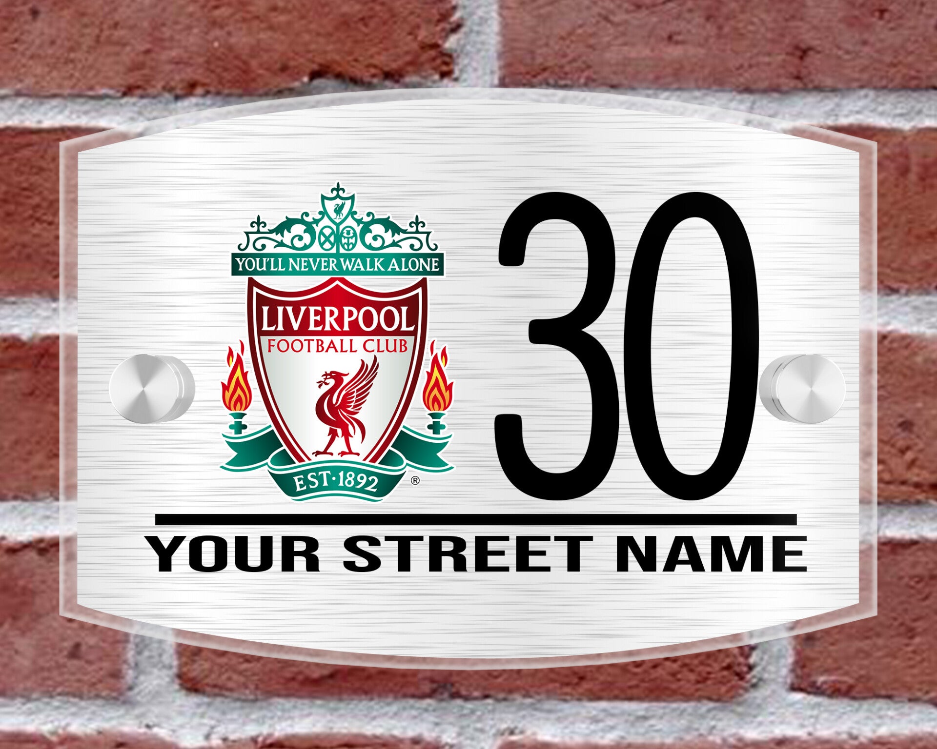 Liverpool Acrylic House Sign