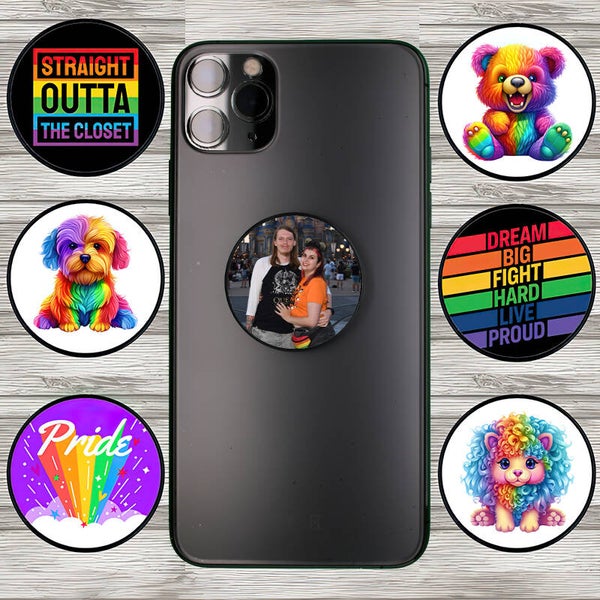 Personalised Pop Out Phone Holder