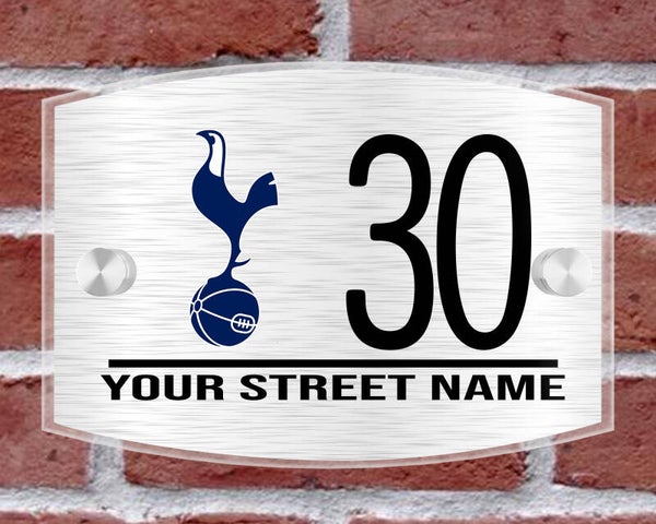 Spurs Acrylic House Sign