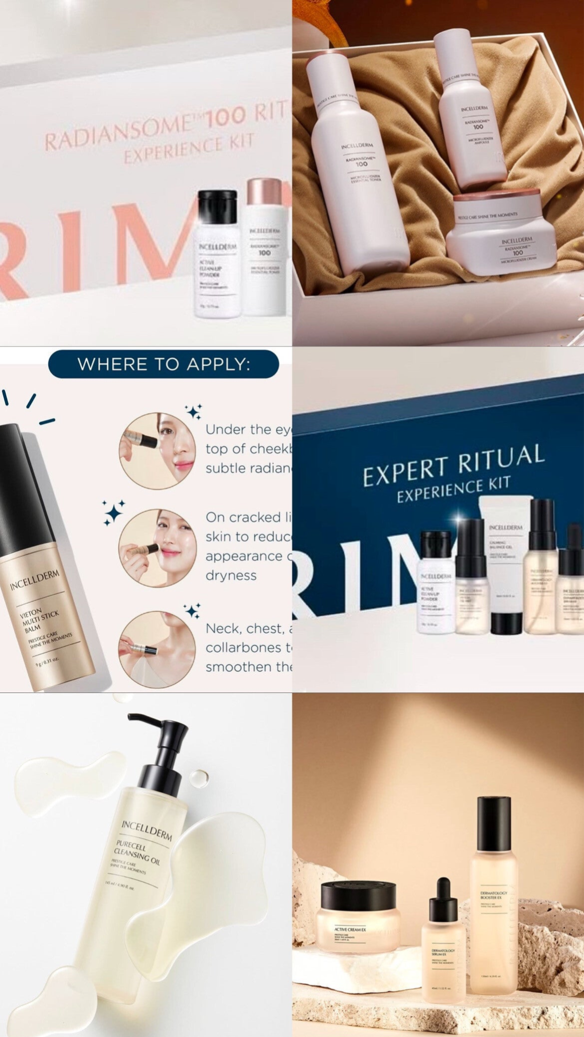 RIMAN Korean skincare products and treatment kits featured at Cat’s Esthetics & Lashes.