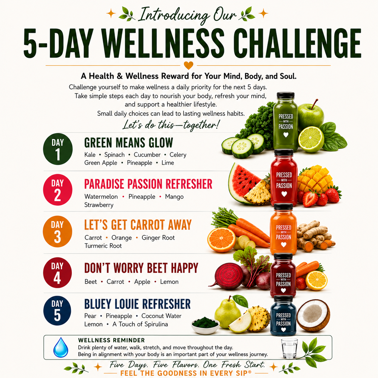 Pressed With Passion Wellness Bundle
