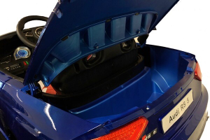 Audi Rs 5 kinder accu auto elektrische wagen voor kids blauw