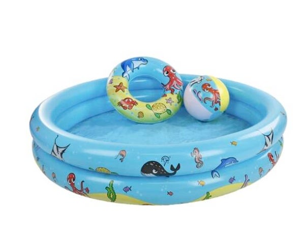Opblaasbaar zwembadje 3-delige set | vanaf 1 jaar