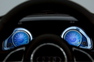 Audi Rs 5 kinder accu auto elektrische wagen voor kids blauw