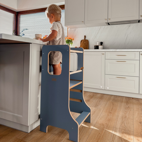 Tweeling leertoren blauw