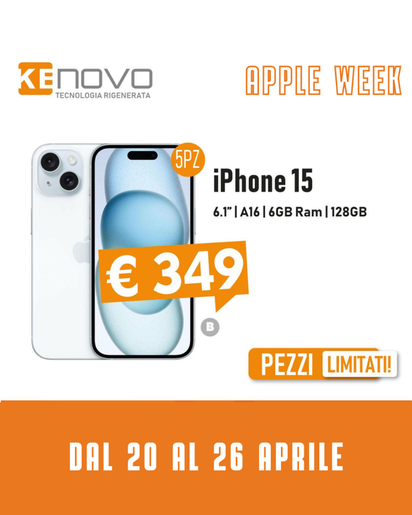 Iphone 15 128 GB grado b