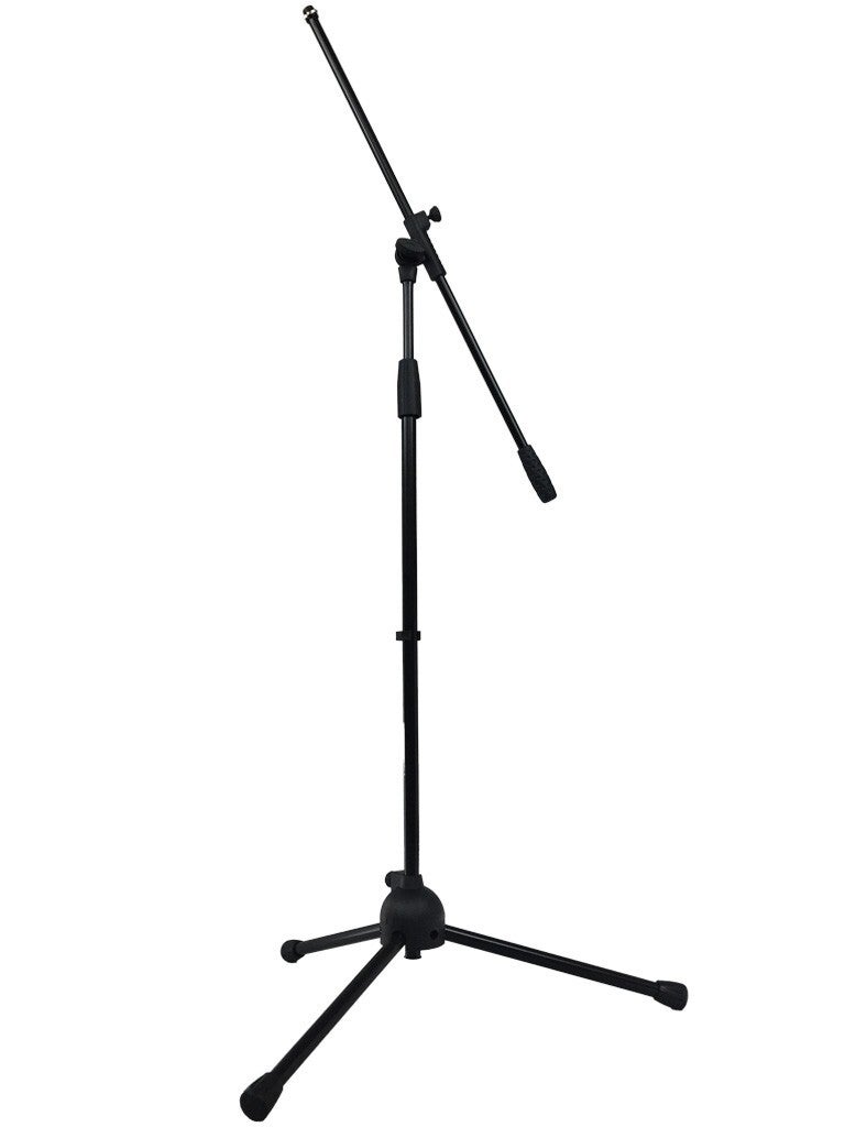 ASTA MICROFONICA IN ACCIAIO TUBOLARE. BASE IN NYLON CARICATO