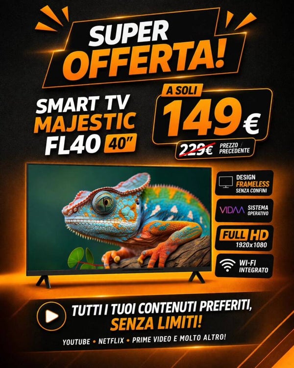 Smart TV Majestic 40”