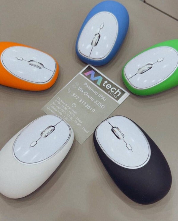 Mouse wireless gommati morbidissimi