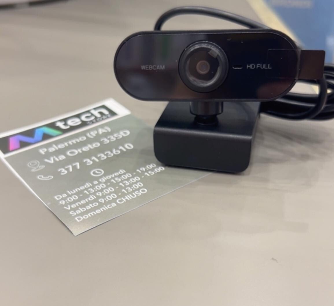 Webcam USB FullHD con Microfono