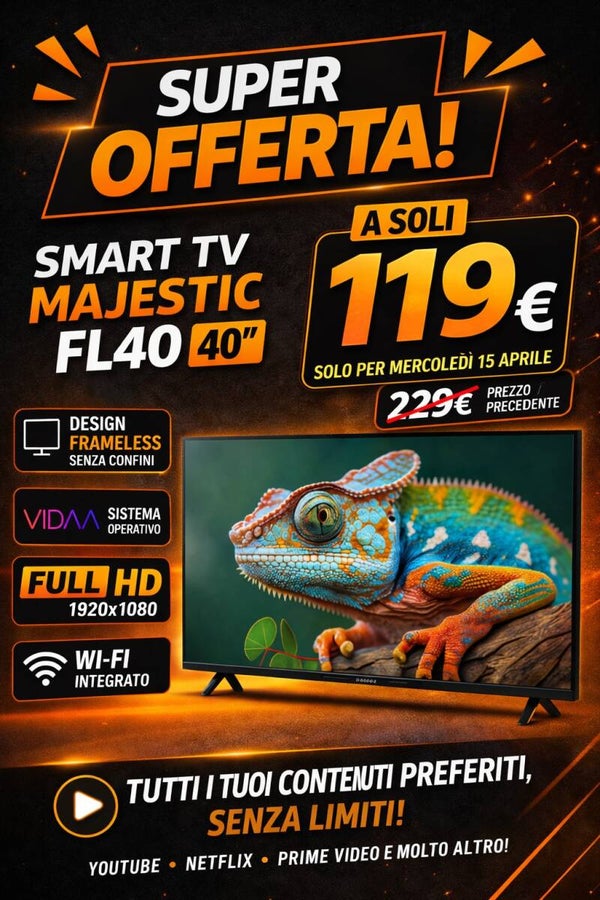 Smart TV Majestic 40”