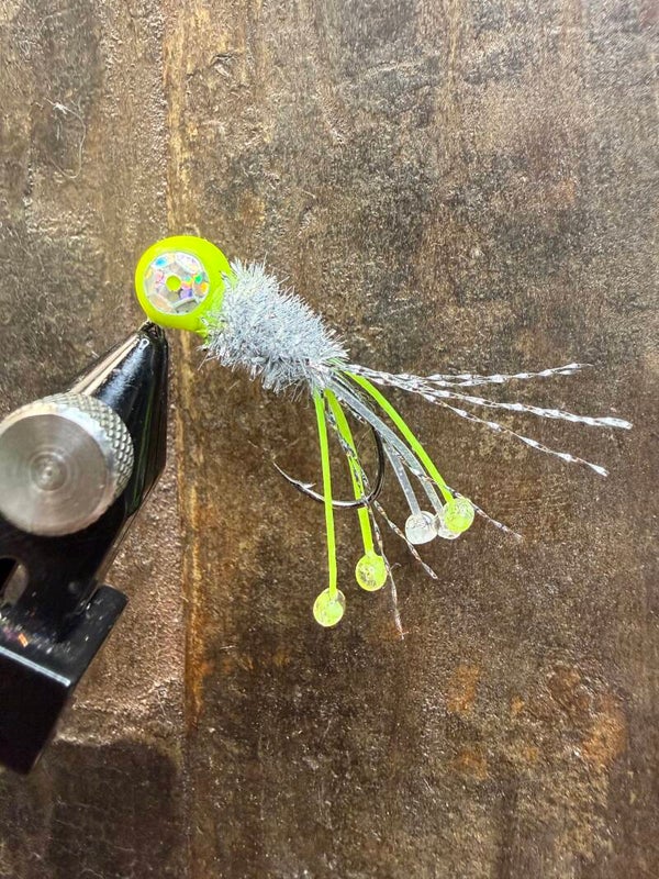 Chartreuse and Silver Knocker Jig