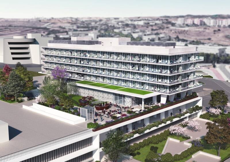 Architectural design concept for Lisbon 4-star hotel project