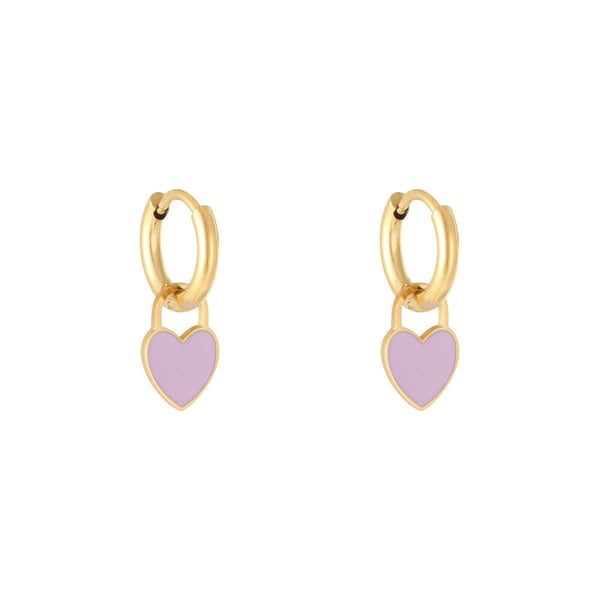 Hearts Purple & Gold