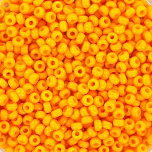 4453 Miyuki rocailles 8/0 Duracoat opaque light squash orange