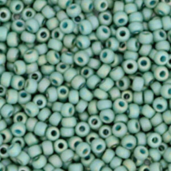 4701 Opaque glazed frosted rainbow celadon 11/0