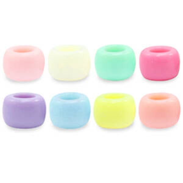 Acryl rondellen pastel (10 stuks)