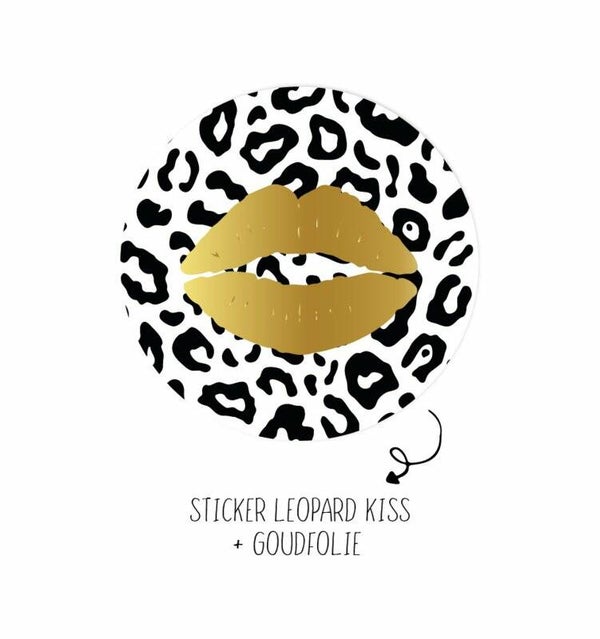 Stickers "Luipaard Kus"