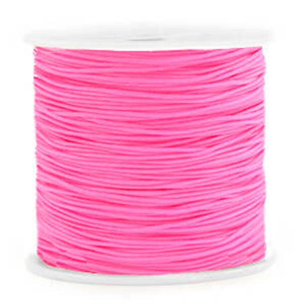 Macramé draad 0.8mm rose