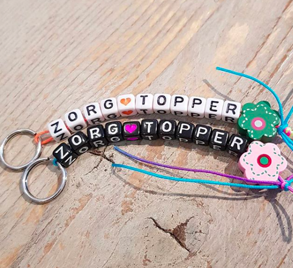 Sleutelhanger zorgtopper