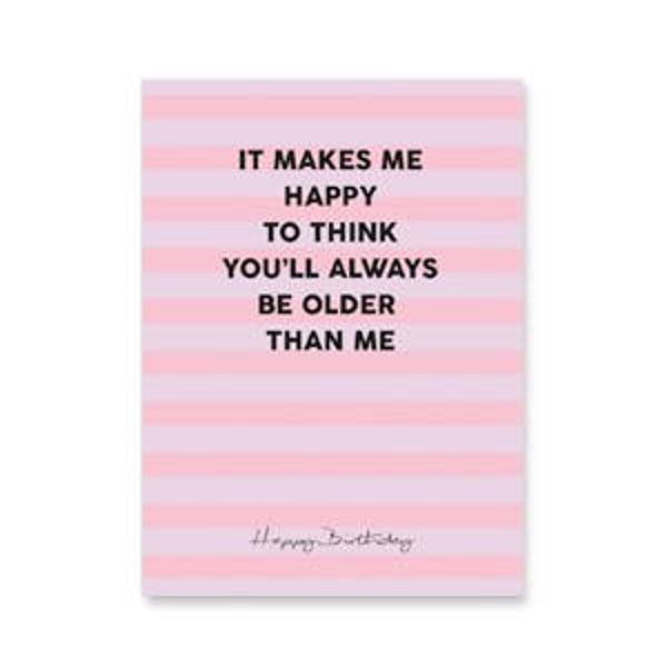 Sieraden kaartje "it makes me happy…" Pink