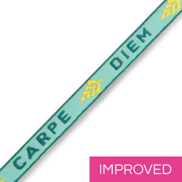 Lint "Carpe Diem" Turquoise- Green