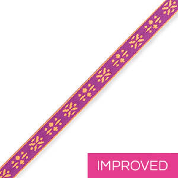 Lint "Flowers" Neon-Purple-Orange