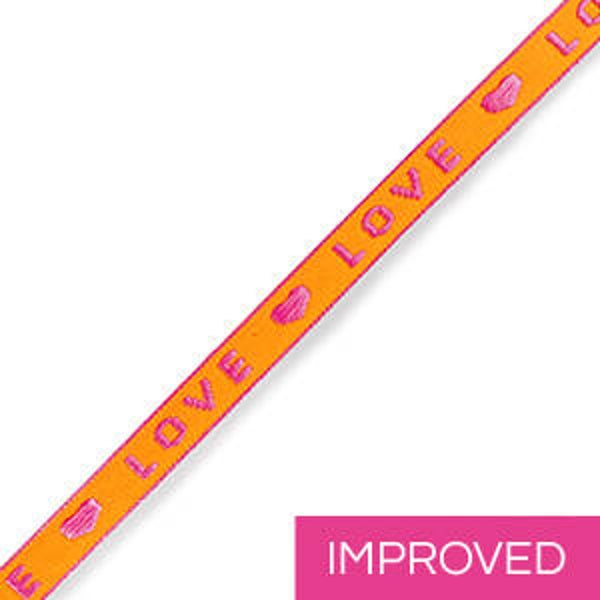 Lint "Love" Neon Orange Pink